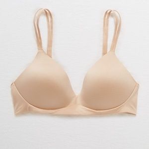 Aerie Nude Wireless Push-up Bra 30C